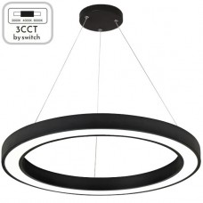 Γραμμικό Φωτιστικό Οροφής LED Φ60cm 68W 230V 5450lm CCT 6073-60-BL